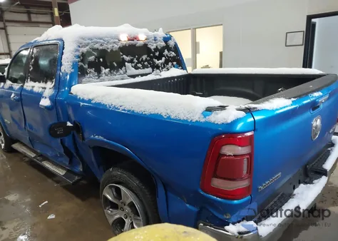 2021 Ram 1500 Laramie 4X4 5'7 Box from USA, damaged, VIN 1C6SRFJT2MN665900